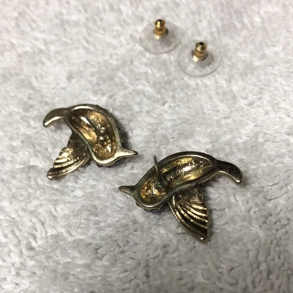 Betsy Johnson Hummingbird Earrings - Picture 3 of 5